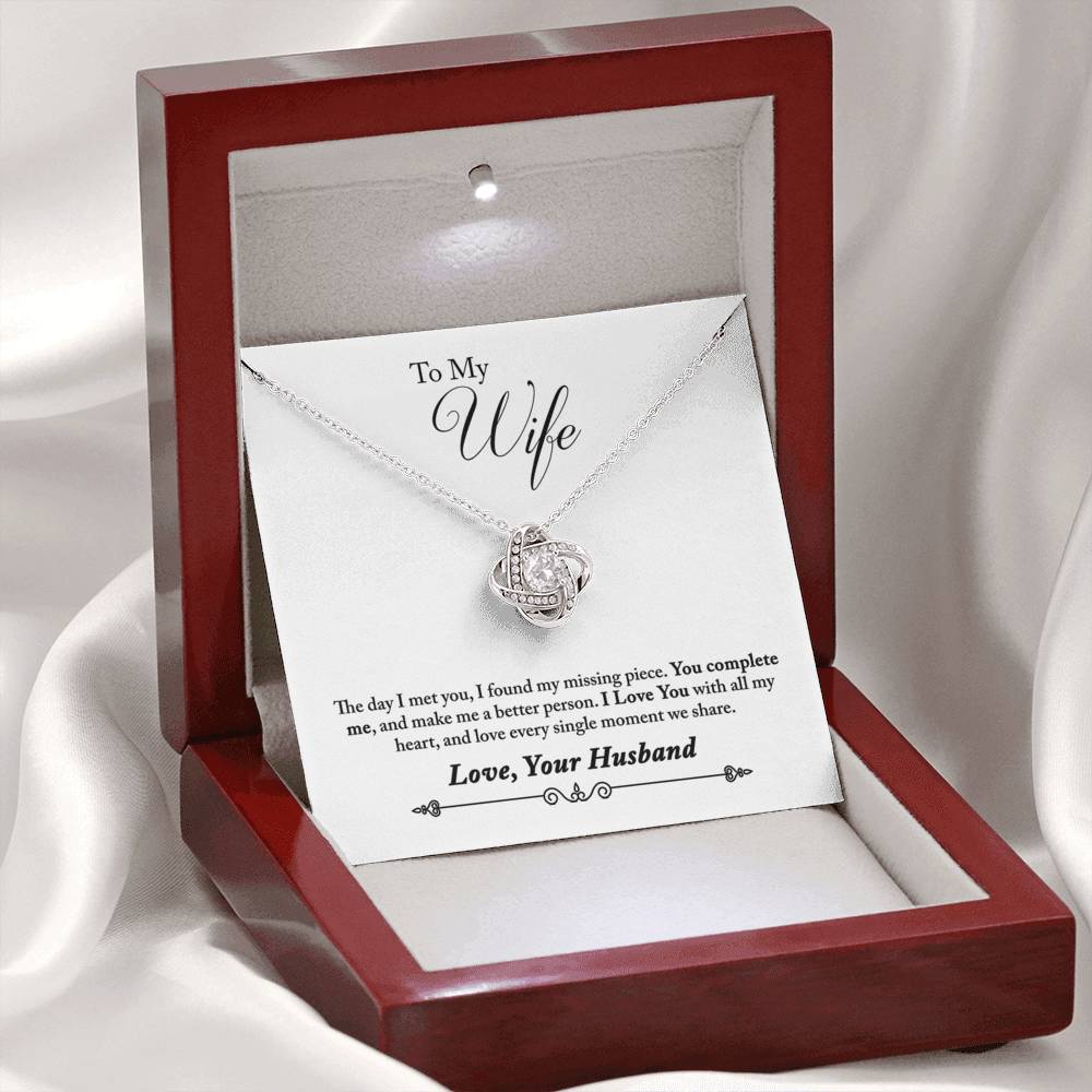 To My Wife - You Complete Me Necklace Jewelry