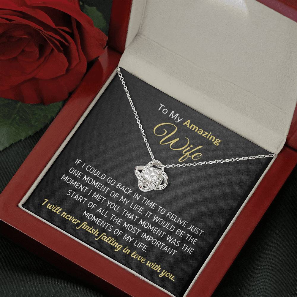 "To My Amazing Wife - The Moment I Met You" Necklace (0079) Jewelry