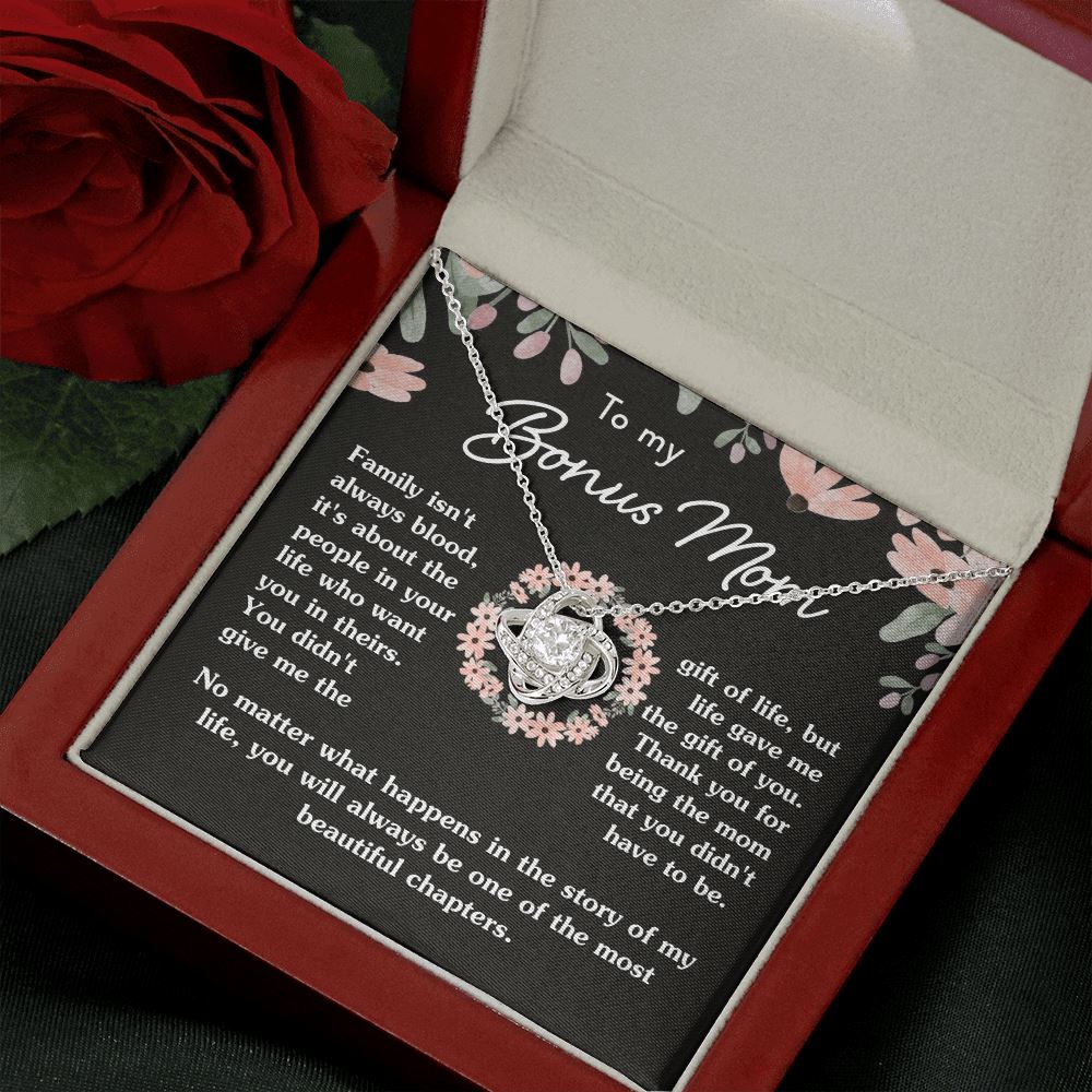 Gift For Bonus Mom "Most Beautiful Chapters" Jewelry