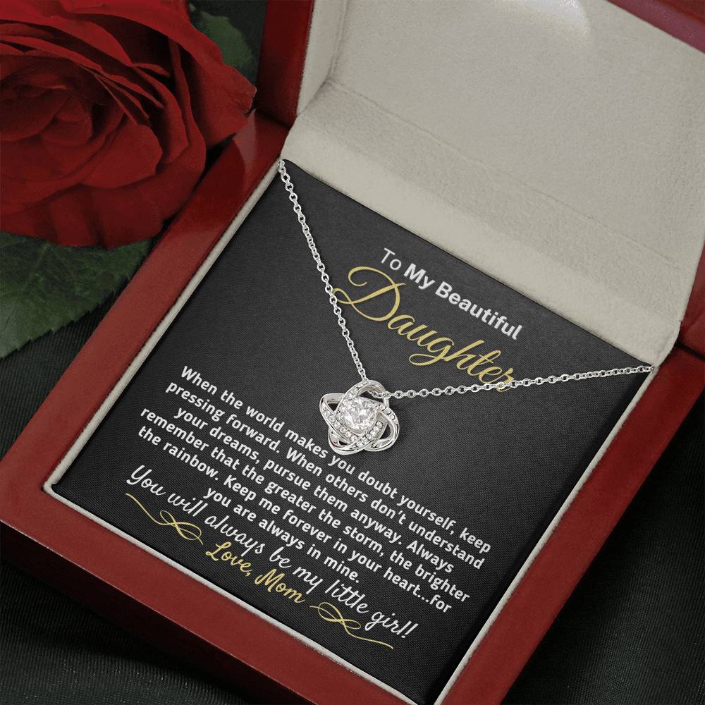 Gift for Daughter - Always Be My Little Girl Necklace Jewelry