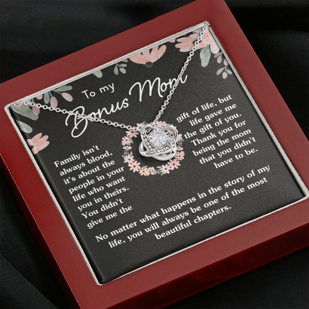 Gift For Bonus Mom "Most Beautiful Chapters" Jewelry