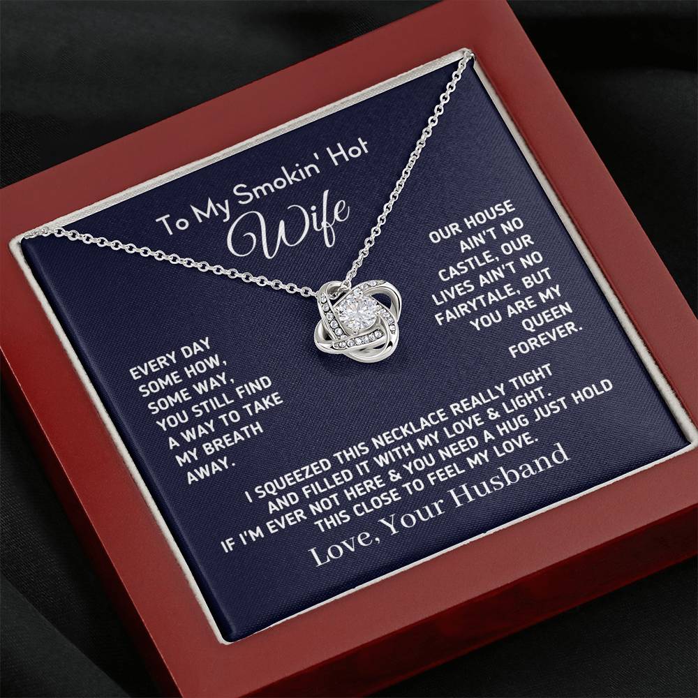 Gift for Wife - "My Queen Forever" Necklace Jewelry