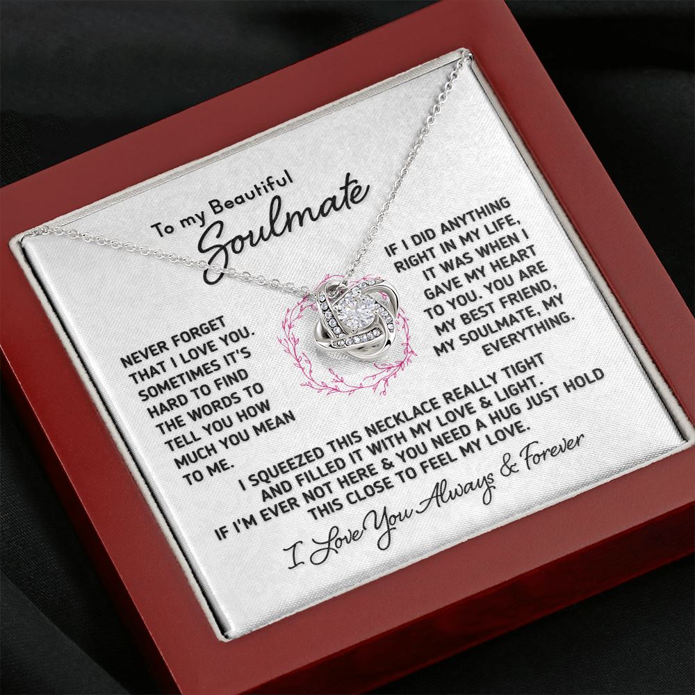 Gift for Soulmate "You Are My Everything" Necklace Jewelry 