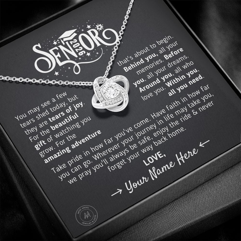 Custom Gift for Graduation "The Beautiful Gift of Watching You Grow" Necklace Jewelry 