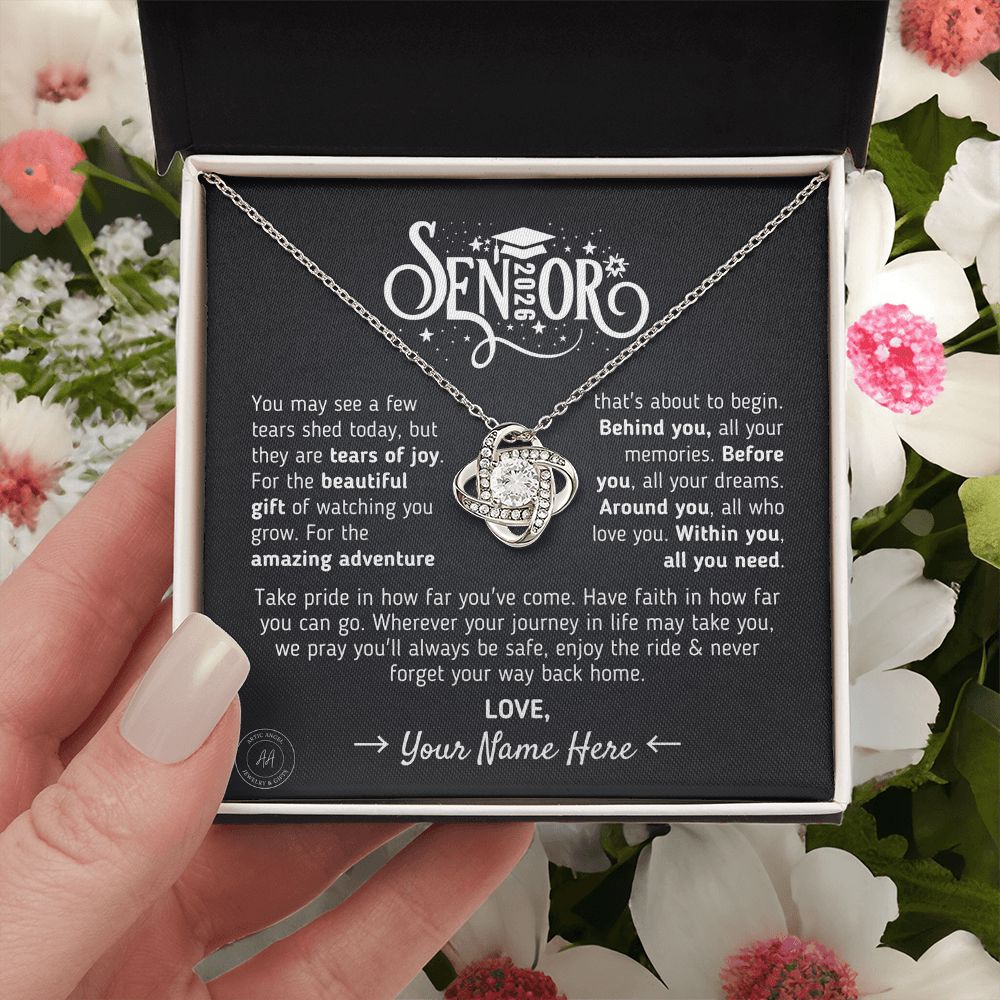 Custom Gift for Graduation "The Beautiful Gift of Watching You Grow" Necklace Jewelry 