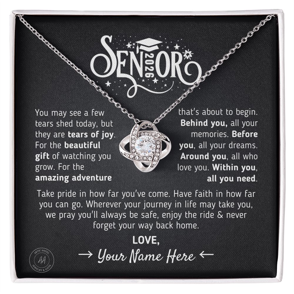 Custom Gift for Graduation "The Beautiful Gift of Watching You Grow" Necklace Jewelry 