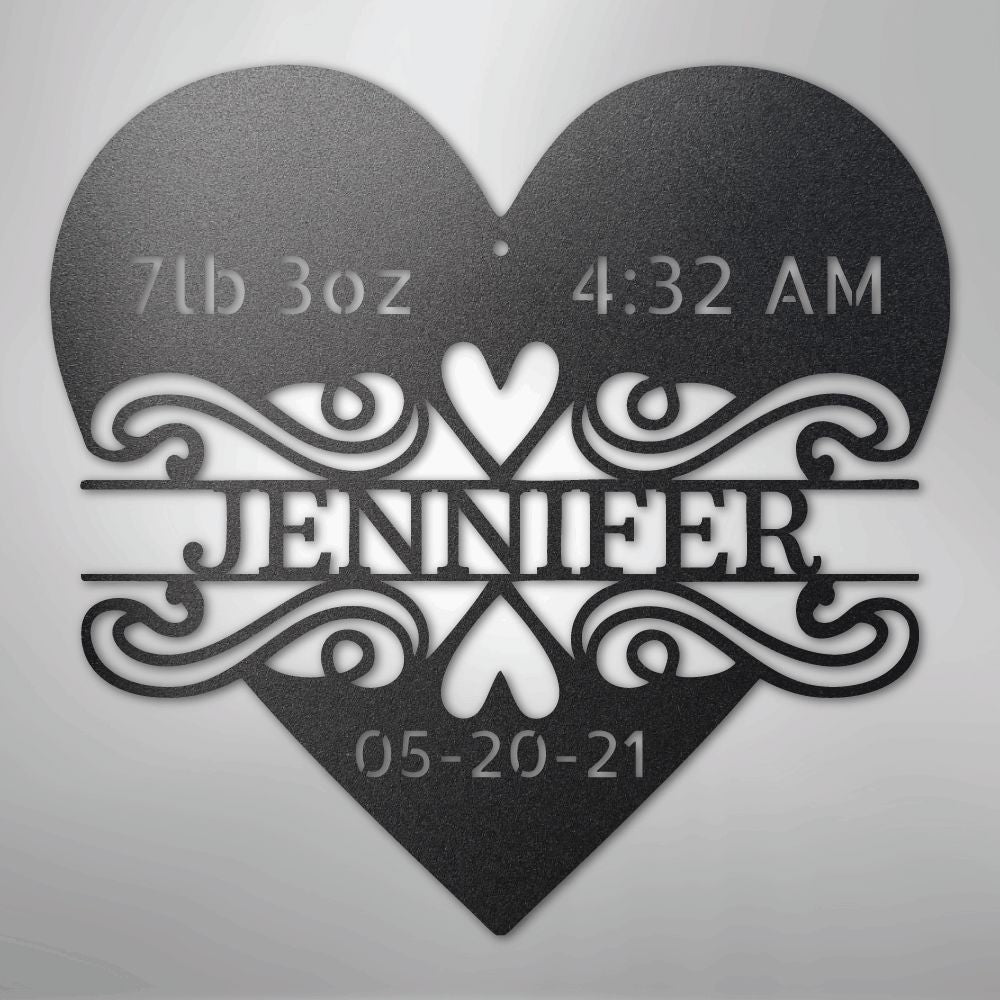 Personalized Newborn Baby Sign For Nursery Decor