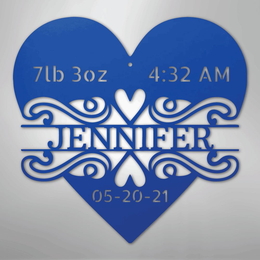 Personalized Newborn Baby Sign For Nursery Decor
