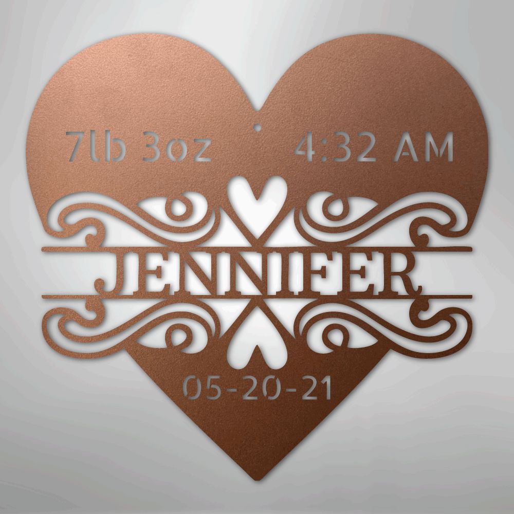 Personalized Newborn Baby Sign For Nursery Decor