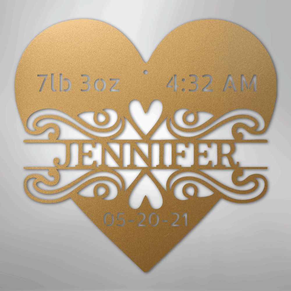 Personalized Newborn Baby Sign For Nursery Decor
