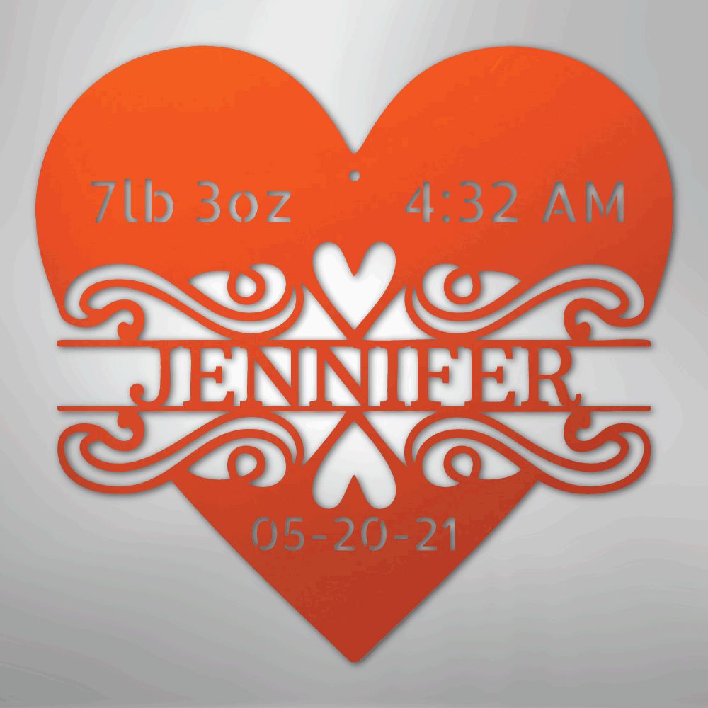 Personalized Newborn Baby Sign For Nursery Decor