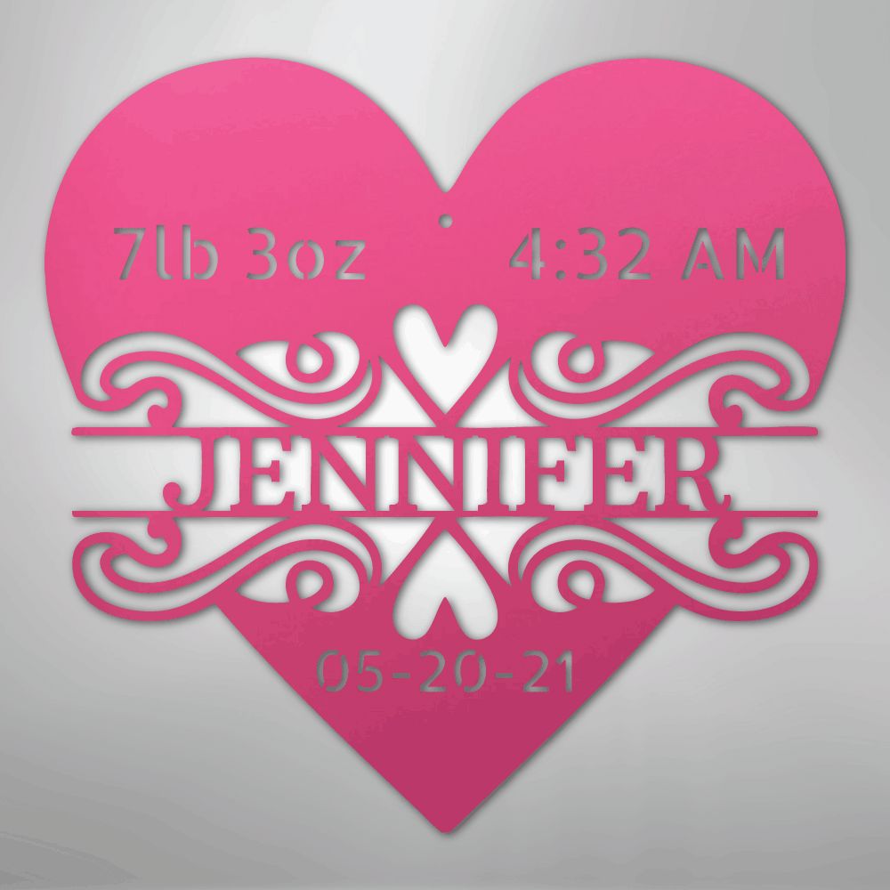 Personalized Newborn Baby Sign For Nursery Decor