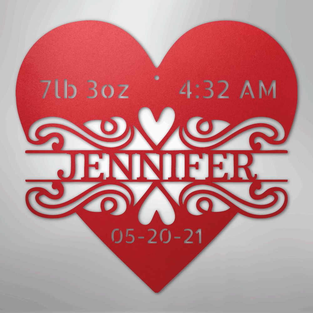 Personalized Newborn Baby Sign For Nursery Decor