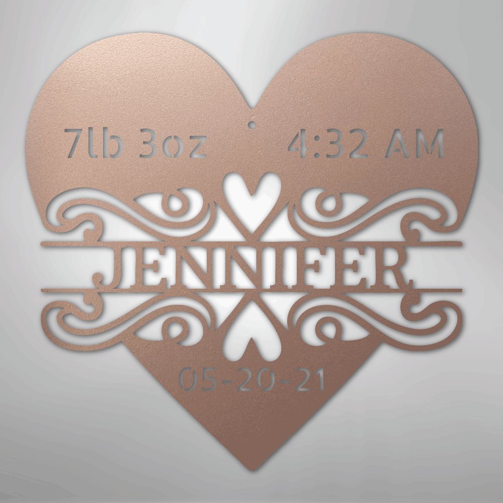 Personalized Newborn Baby Sign For Nursery Decor