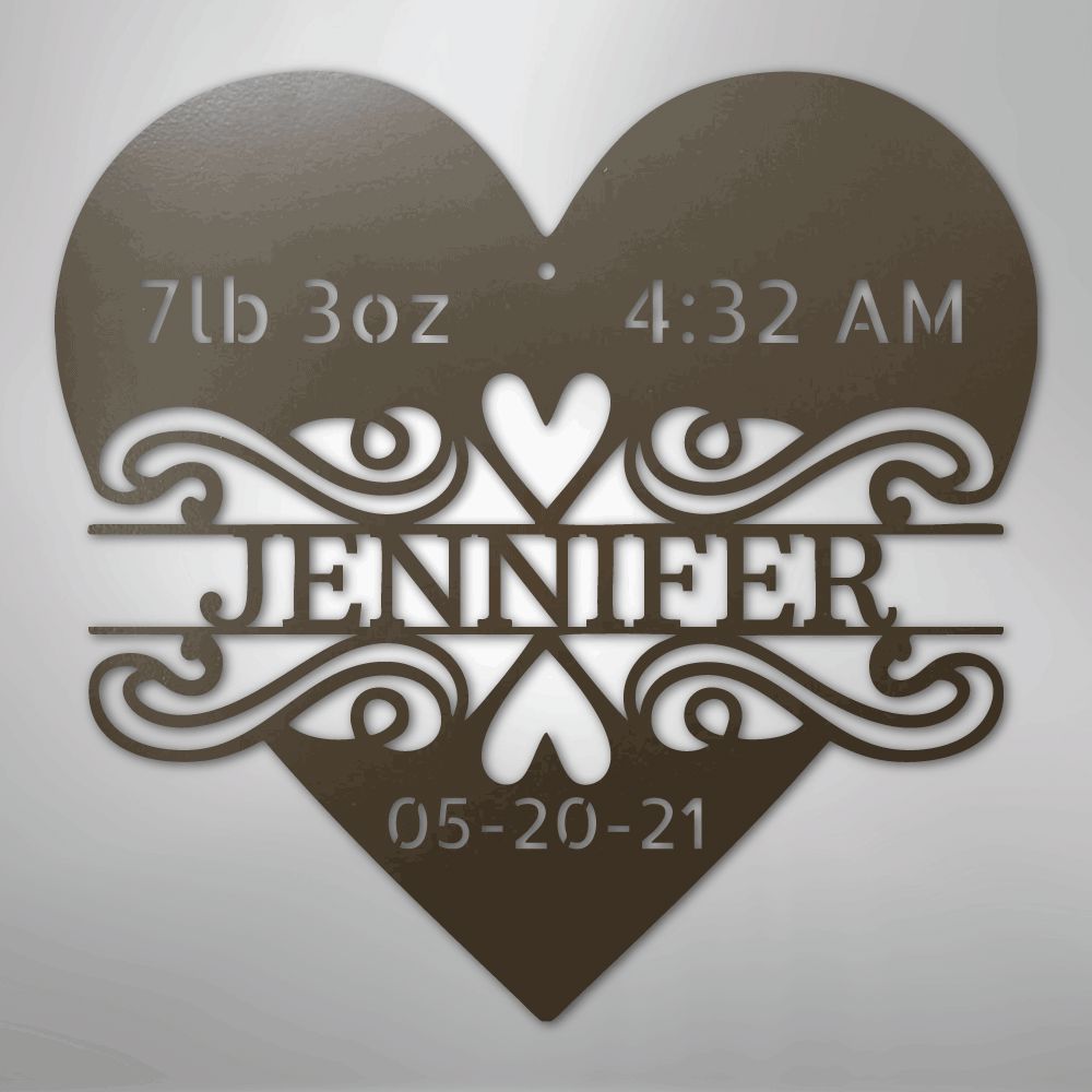 Personalized Newborn Baby Sign For Nursery Decor
