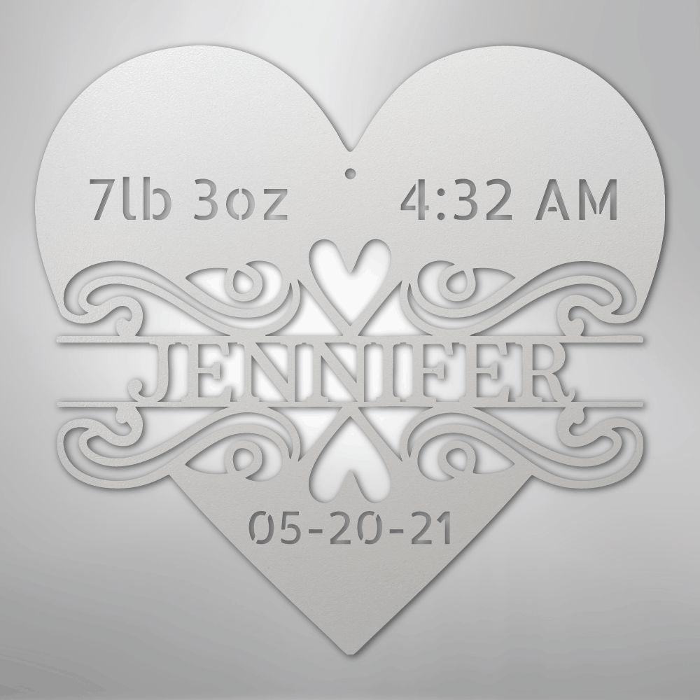 Personalized Newborn Baby Sign For Nursery Decor