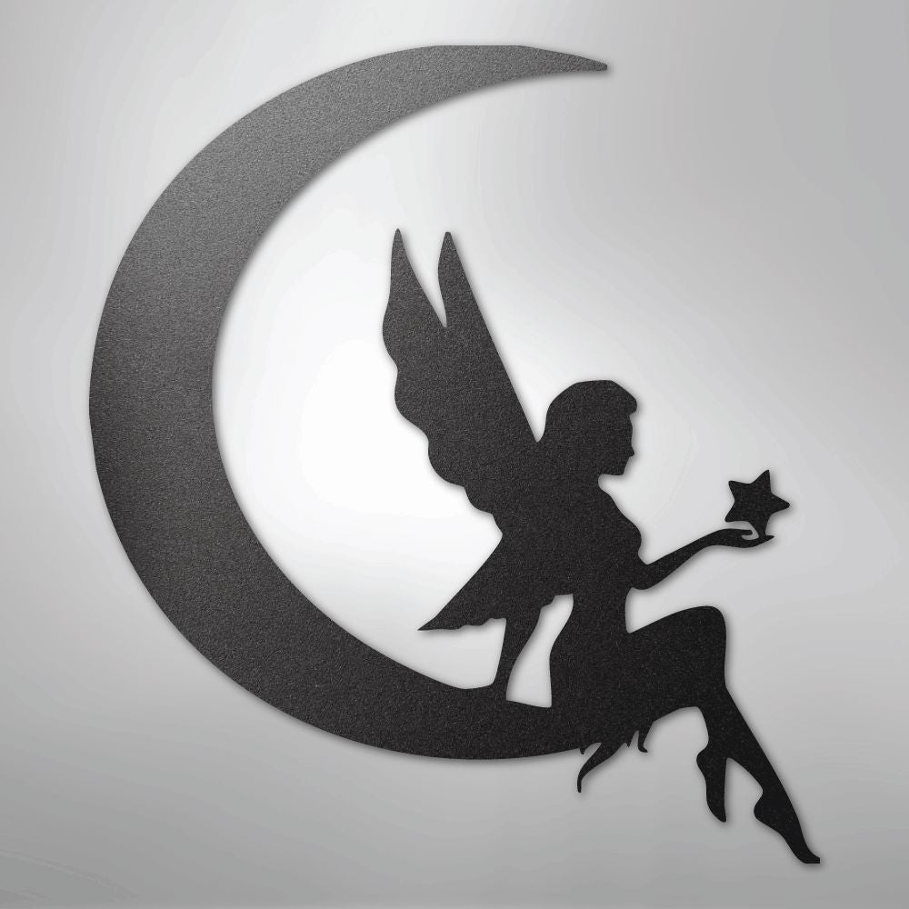 Fairy Moon - Steel Sign Wall Decor