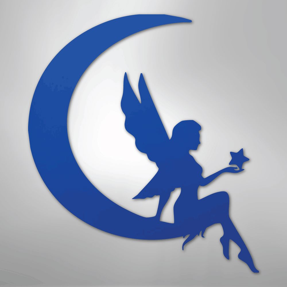 Fairy Moon - Steel Sign Wall Decor