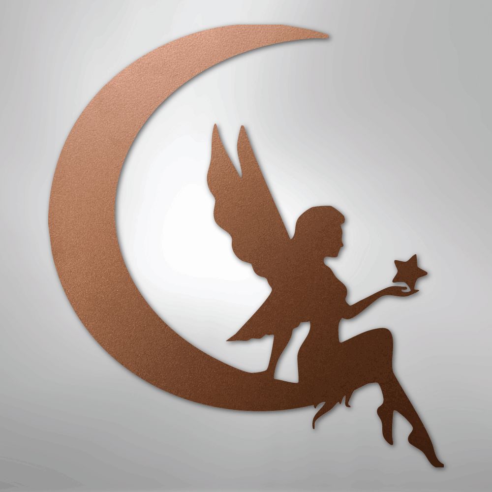 Fairy Moon - Steel Sign Wall Decor