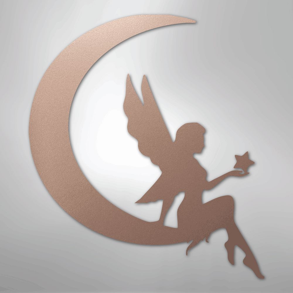 Fairy Moon - Steel Sign Wall Decor