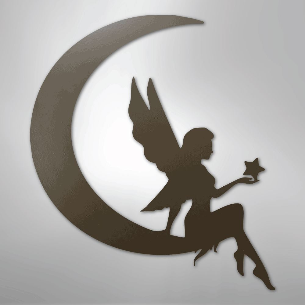 Fairy Moon - Steel Sign Wall Decor