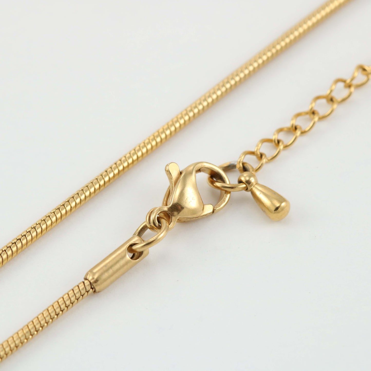 Replacement Attachment. Jewelry Gold Snake-chain (chain only) 