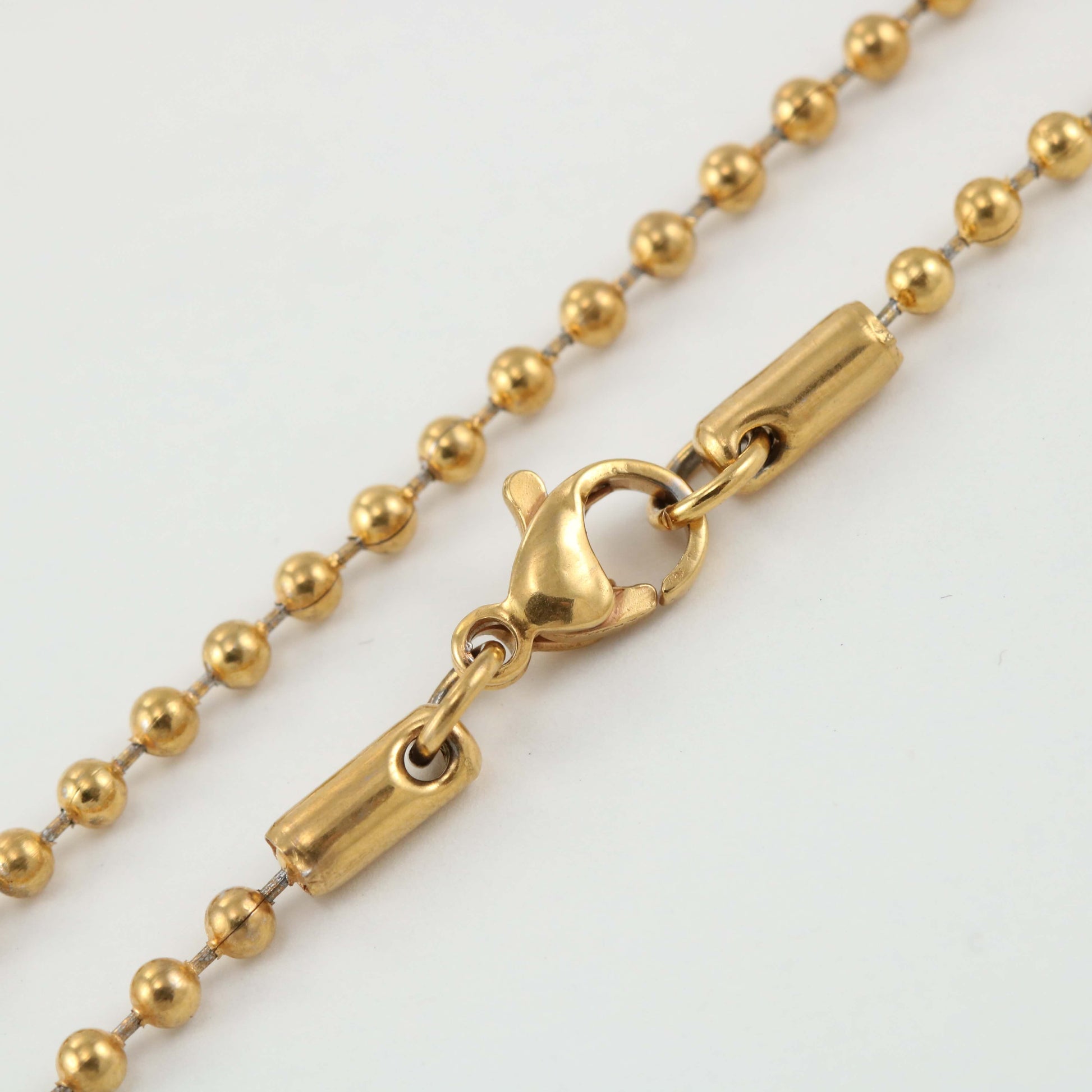 Replacement Attachment. Jewelry Gold Ball Chain (chain only) 
