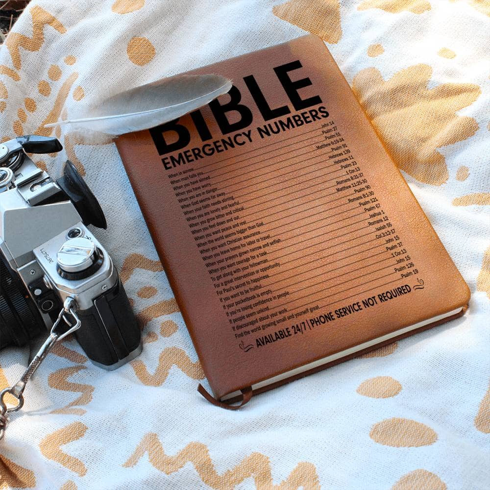 Powerful "Bible Emergency Numbers" Journal Jewelry 
