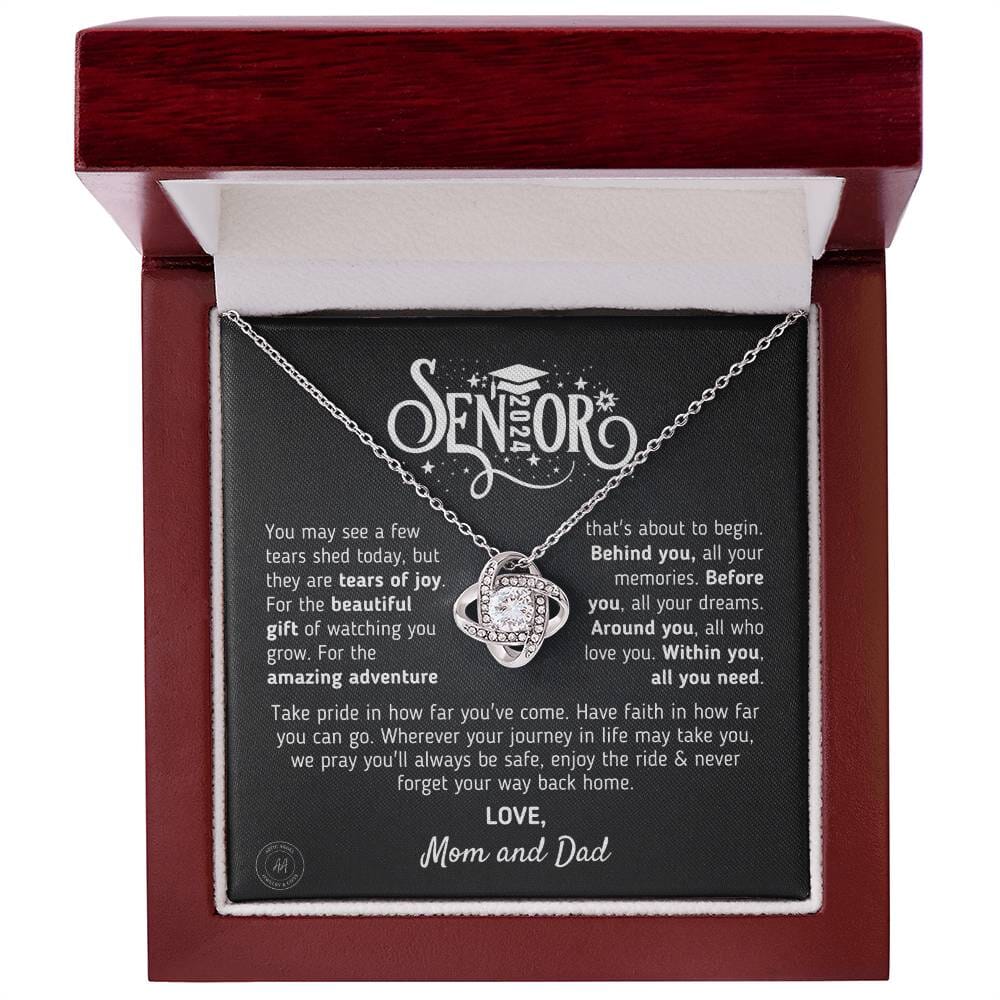 Graduation Gift for 2024 "The Beautiful Gift" Love, Mom and Dad Jewelry 