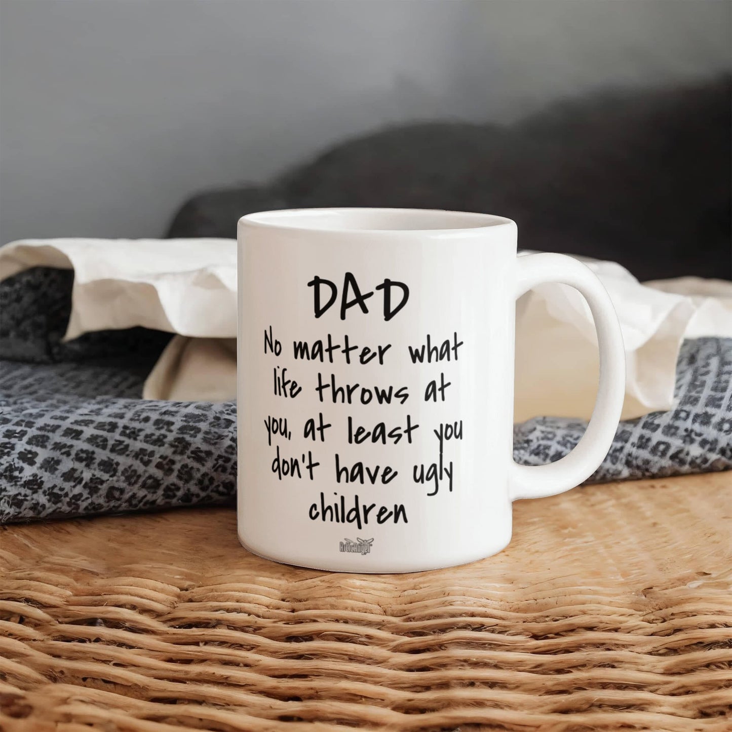 Funny Gift For Dad "At Least You Don't Have Ugly Children" Mug Drinkware 