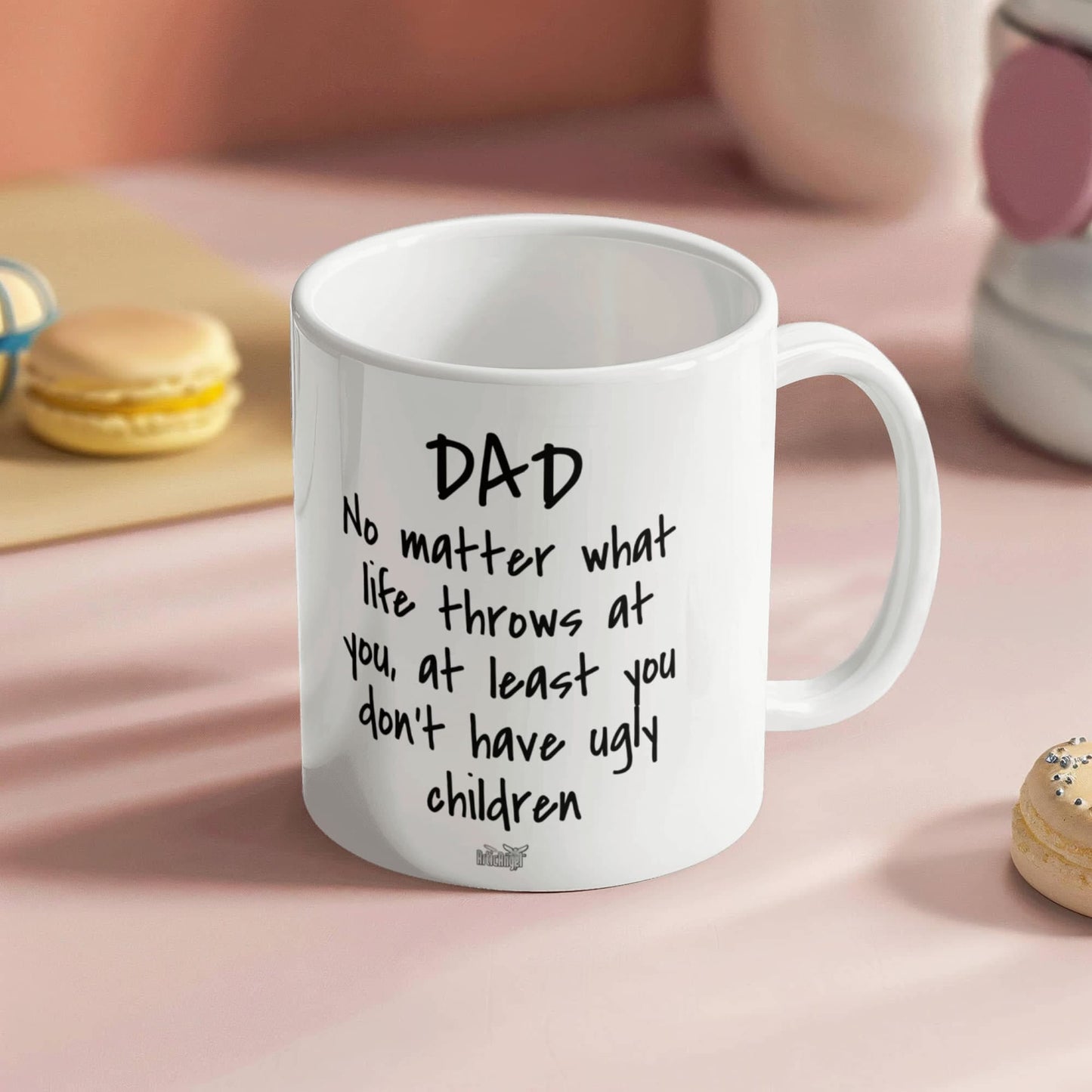 Funny Gift For Dad "At Least You Don't Have Ugly Children" Mug Drinkware 