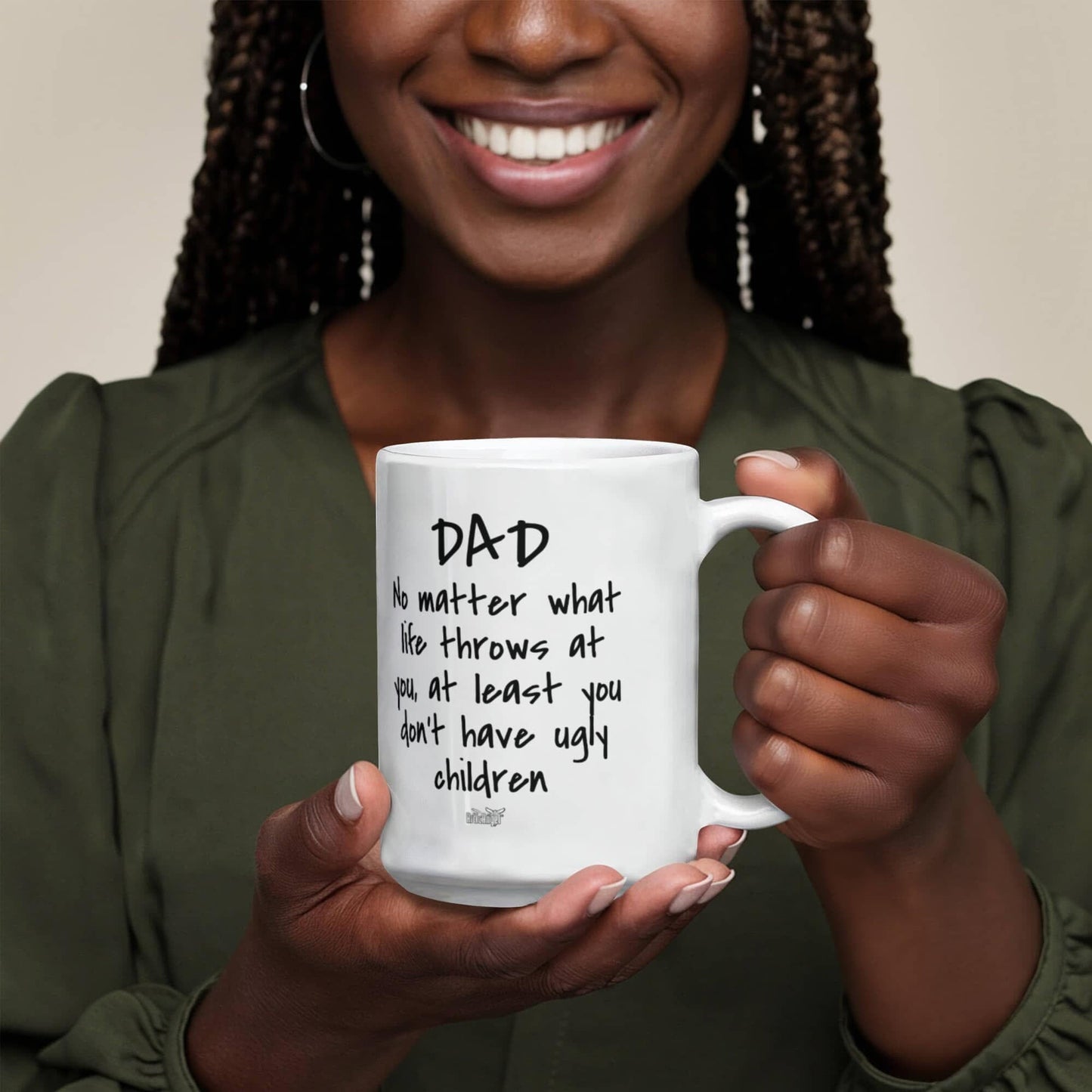 Funny Gift For Dad "At Least You Don't Have Ugly Children" Mug Drinkware 