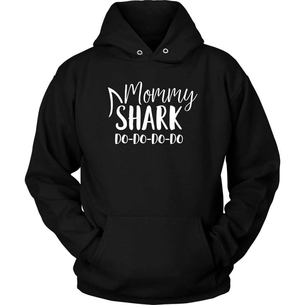 Funny "Mommy Shark" Shirts and Hoodies T-shirt Unisex Hoodie Black S