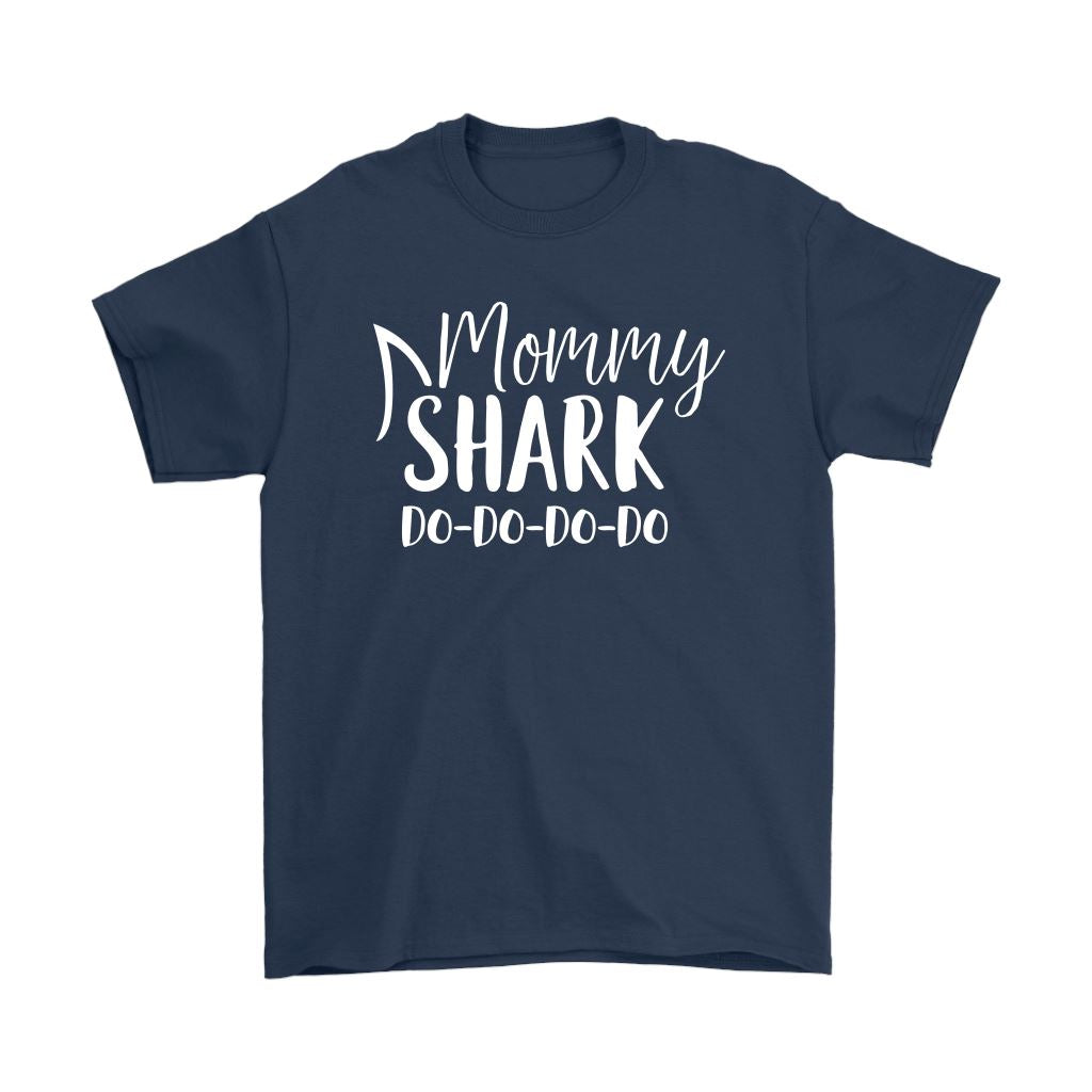Funny "Mommy Shark" Shirts and Hoodies T-shirt Gildan Mens T-Shirt Navy S