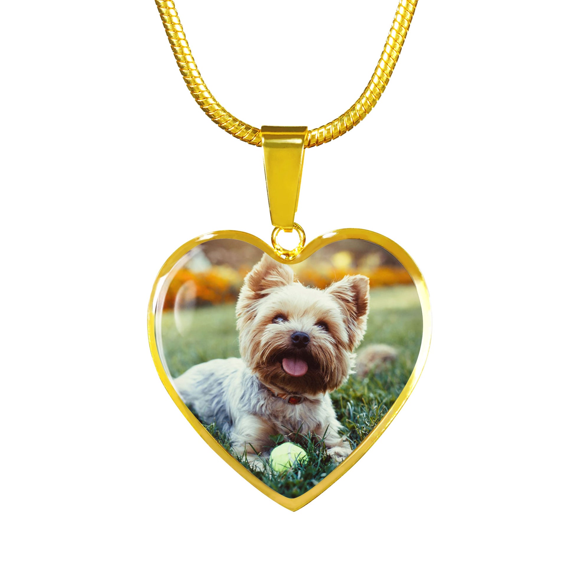 Share The Love For Your Furry Friend With Our Customizable Dog Lover Necklace Jewelry Luxury Necklace (Gold) No 