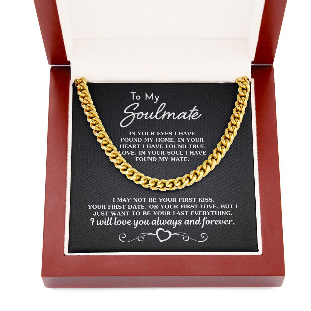 Gift for Soulmate "I Want To Be Your Last Everything" Necklace Jewelry 