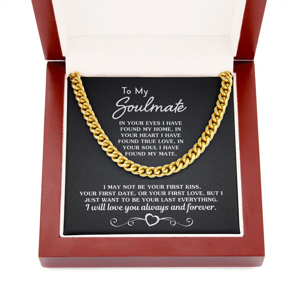 Gift for Soulmate "To Be Your Last Everything" Necklace Jewelry 