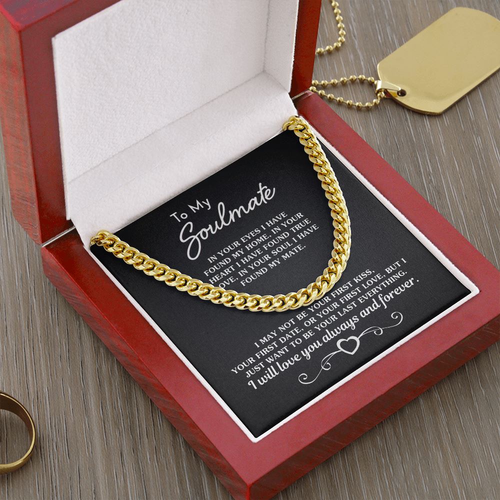 Gift for Soulmate "I Want To Be Your Last Everything" Necklace Jewelry 