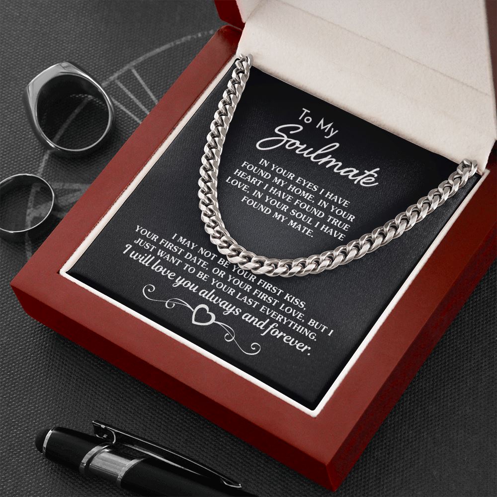Gift for Soulmate "I Want To Be Your Last Everything" Necklace Jewelry 