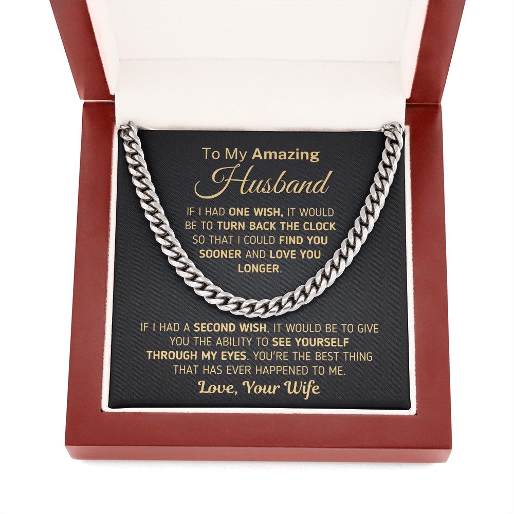 Gift for Husband - If I Had One Wish Jewelry 