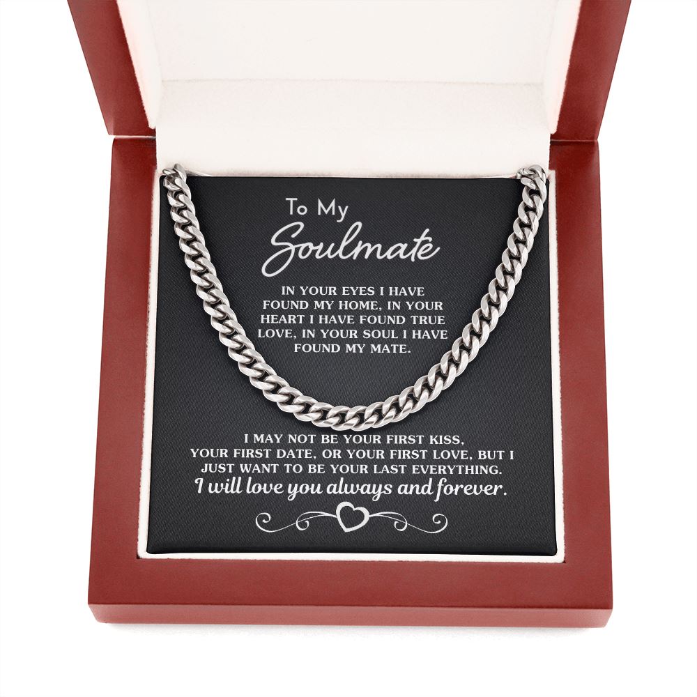 Gift for Soulmate "I Want To Be Your Last Everything" Necklace Jewelry 