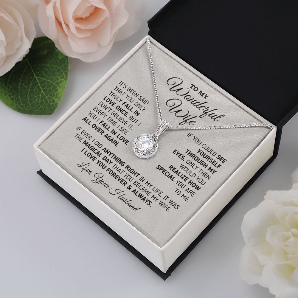 Gift for Wife "Every Time I See You" Necklace Jewelry 