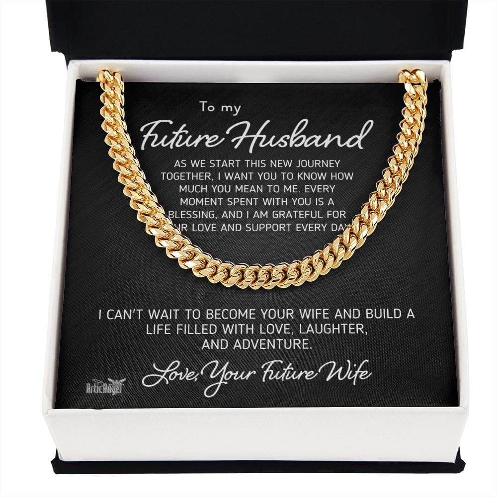 Gift For Future Husband "As We Start Our Journey Together" Necklace Jewelry 