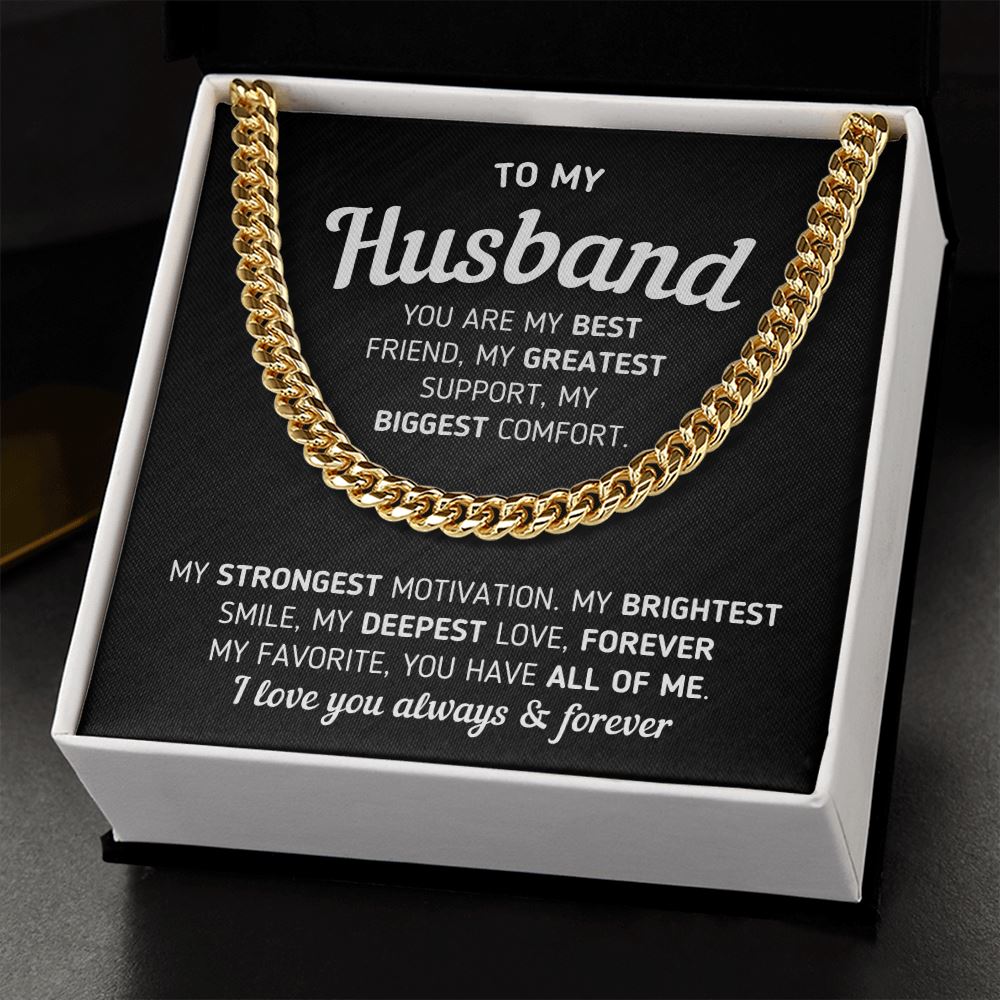 Gift For Husband "You Are My Best Friend" Necklace Jewelry 