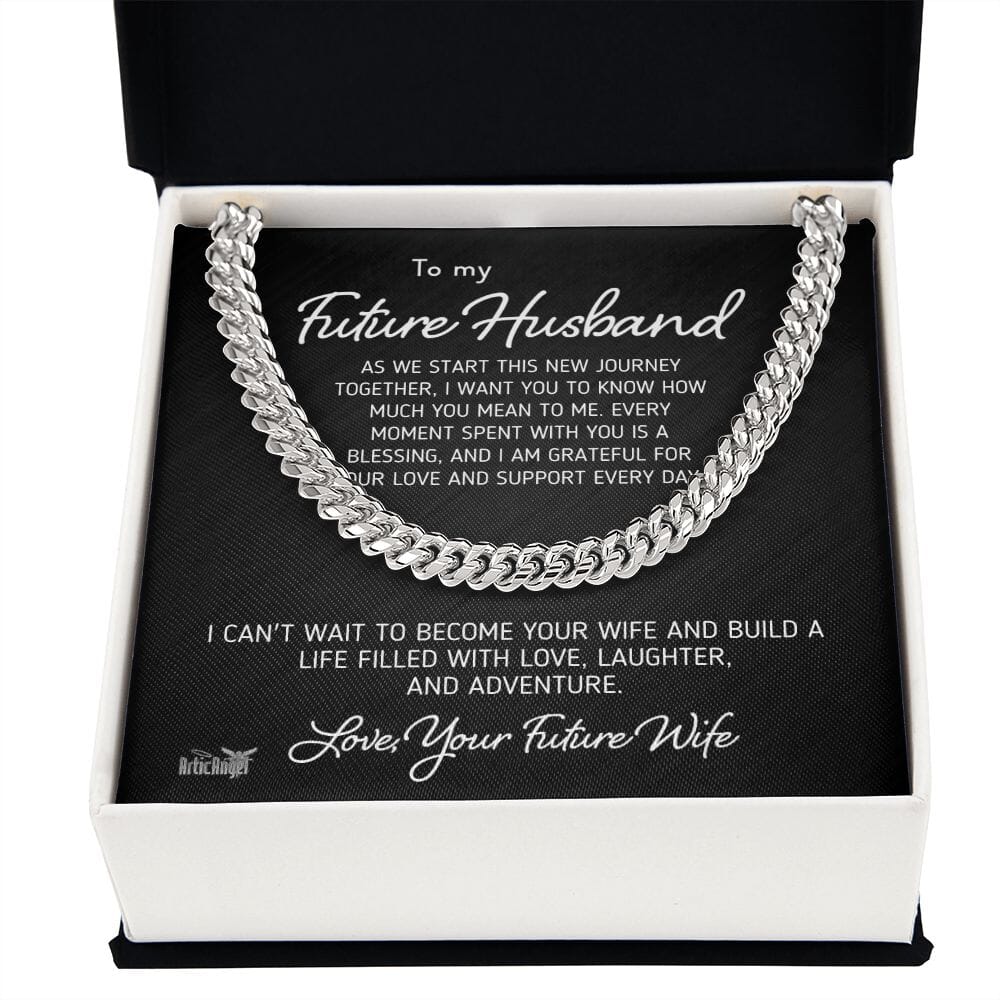 Gift For Future Husband "As We Start Our Journey Together" Necklace Jewelry 