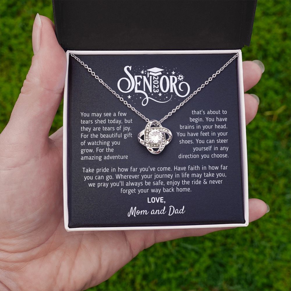 Gift for Graduation 2023 "Enjoy The Ride" Love, Mom and Dad Jewelry 