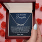 Custom Name Necklace for Daughter "Carry You In My Heart" From Dad Jewelry 