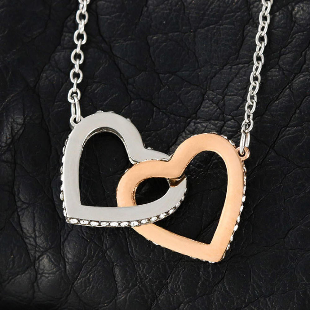 Beautiful Necklace for Sister "Connected By Heart" Jewelry 