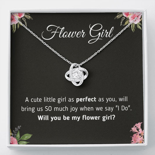 Gift for Flower Girl - As Perfect As You Jewelry Two-Toned Gift Box 