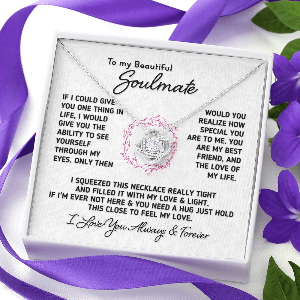 Gift for Soulmate "If I Could Give You One Thing" Necklace Jewelry 